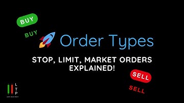 📌Mastering Order Types: Market, Limit & Stop Orders Explained