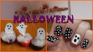 Halloween DIY + Nail Art (Ghosts) @lifeasnikki