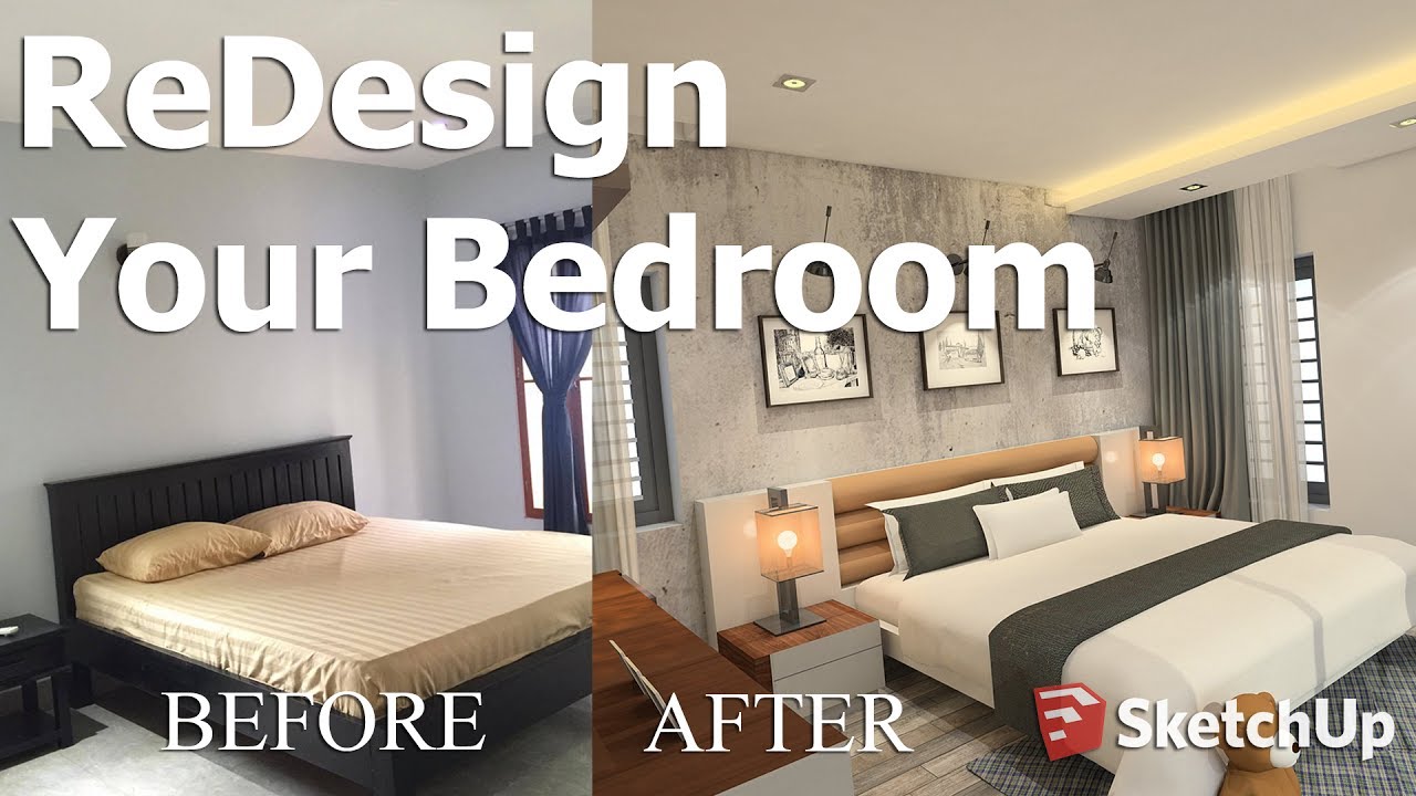 How to Redesign Your Old iBedroomi With iSketchUpi Tutorial 