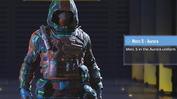 CALL OF DUTY MOBILE I Merc 5 - Aurora Uniform Ranked Match Gameplay