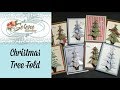 Origami Christmas Tree Fold and How to Cut and Layer Cardstock!