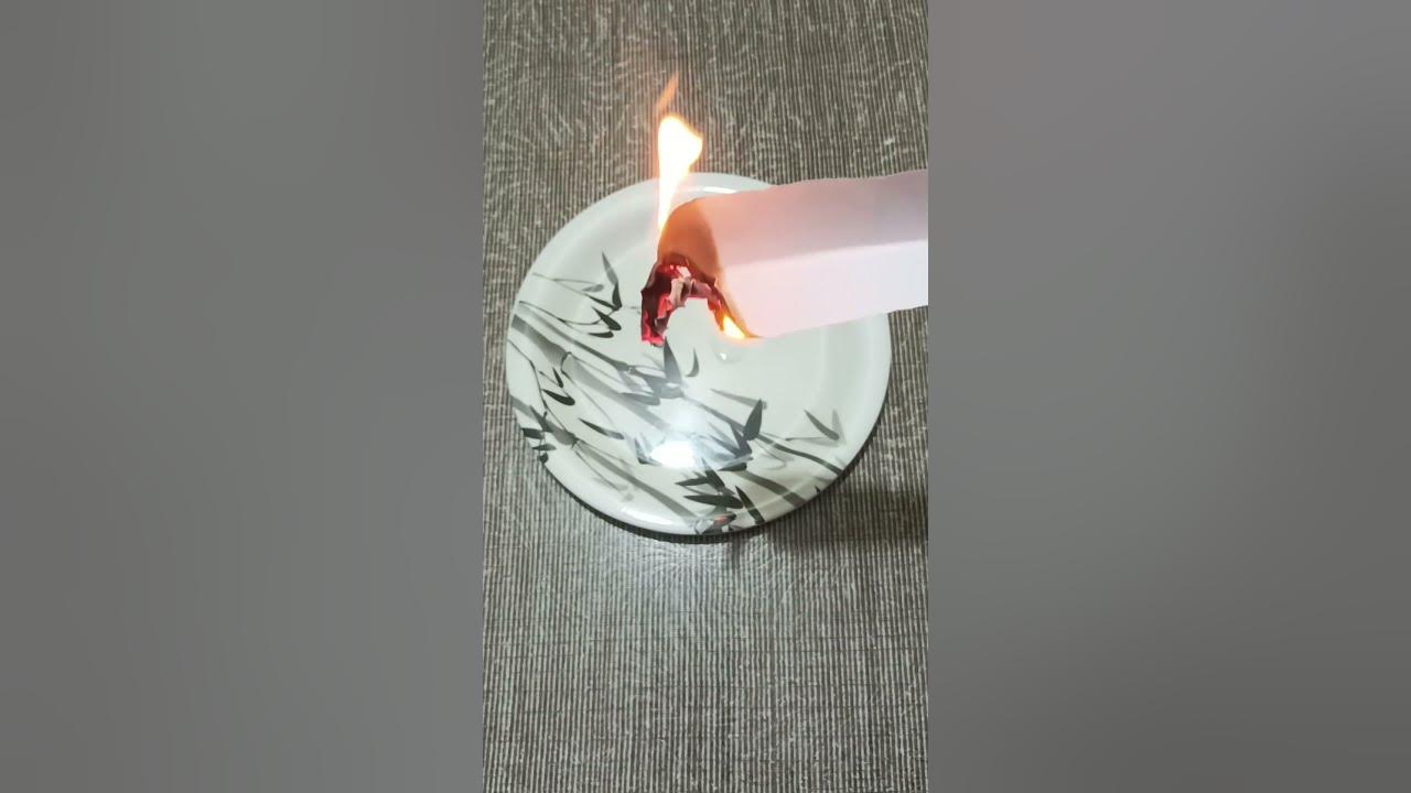 Hand sanitizer invisible flame Science experiment ethanol(ethyl