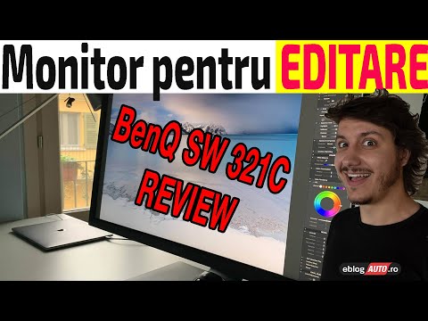 Cât de important este un monitor BUN pentru editare? | BenQ SW321C review COMPLET 2020