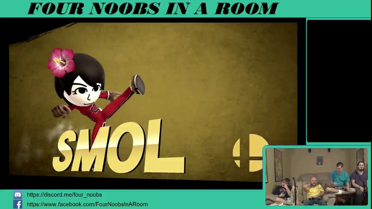 Four Noobs Archives: Super Smash Bros. for Wii U Gameplay Session, 8/26/2018