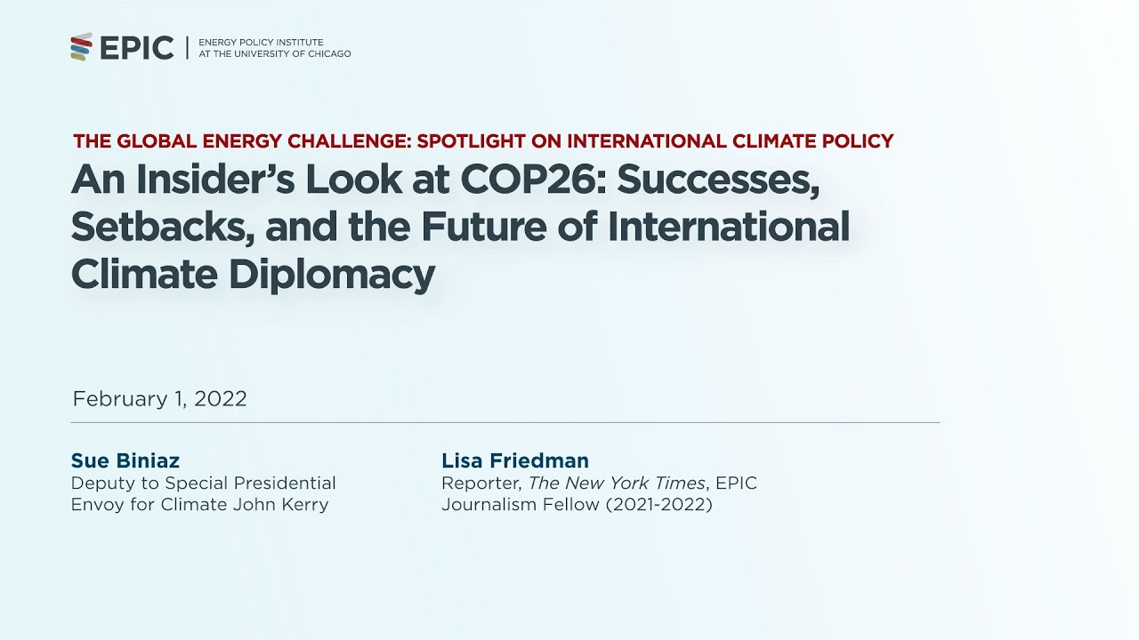 An Insider’s Look at COP26: Successes, Setbacks, and the Future of ...