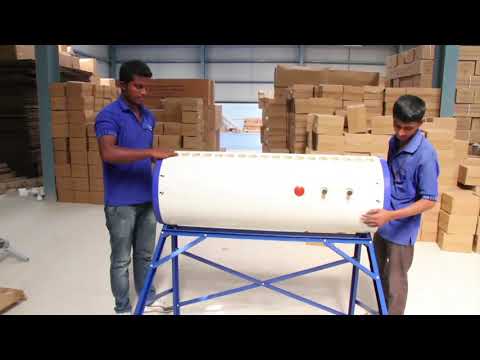 Installation of Supreme Solar Water Heater Systems | Tube Collectors Model