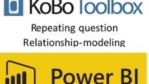 Relationship in Power BI with  Kobo  repeat group questions