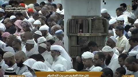 تلاوة فضيلة الشيخ أ.د. ياسر الدوسري من صلاة المغرب 29 شعبان 1446هـ