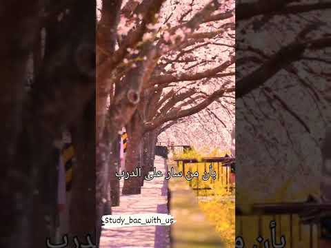 تحفيز دراسي يخبرونك بانه من جد وجد ومن زرع حصد