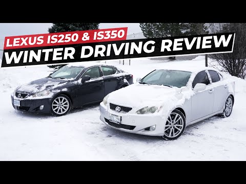 Lexus IS350 & IS250 Winter Driving Review! Can They Handle the Snow?