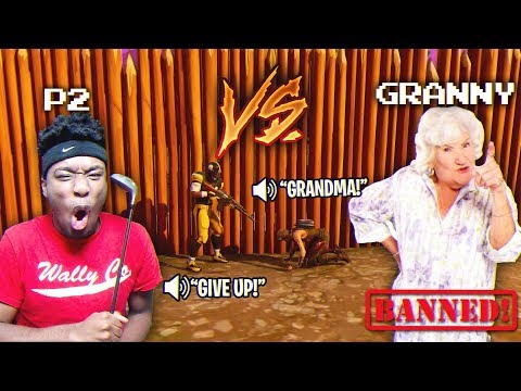 10 yr Old HATER BRINGS GRANDMA ON THE MIC OVER THIS 1V1! CRAZIEST 1V1 EVER