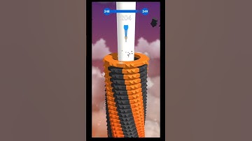 Reached Level 252 in Stack Ball! 🔥 Insane Gameplay | Satisfying Mobile Game #shorts