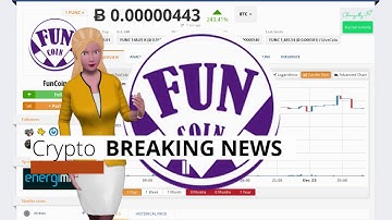 Cryptocurrency FunCoin $FUNC Surges 243% In the Last Day