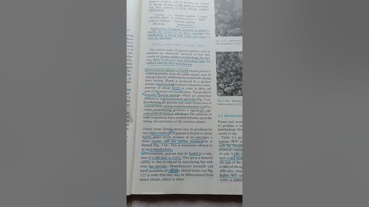 Difference between dental plaster and stone dental gypsum DM YouTube