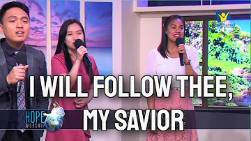 I will follow Thee, my Savior