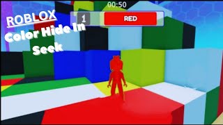 COLOR HIDE IN SEEK - In Roblox.