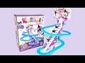 6 minutes satisfied unboxing, KUROMI SANRIO climbing stairs, playing with slide ASMR | Toy review