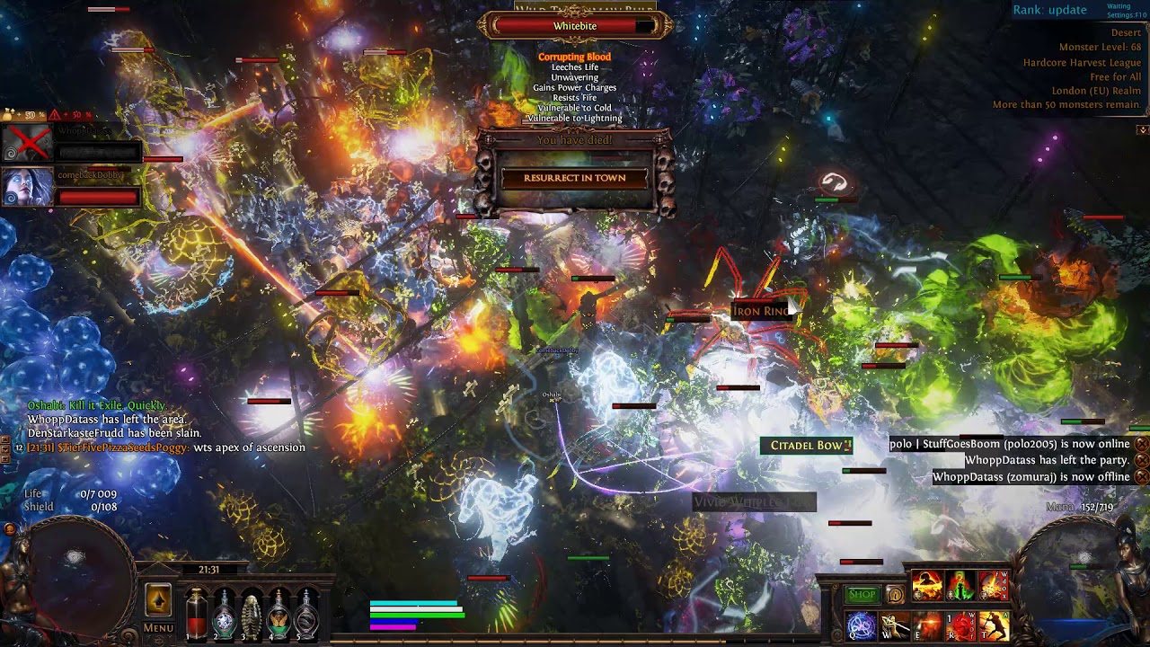PoE HC Harvest - Seeds be crazy