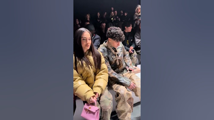 Tony Effe e Giulia De Lellis alla fashion week #tonyeffe #giuliadelellis