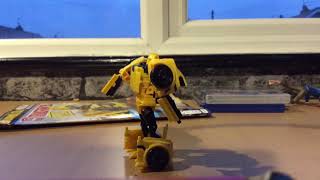 Bumblebee Walking Stop Motion test
