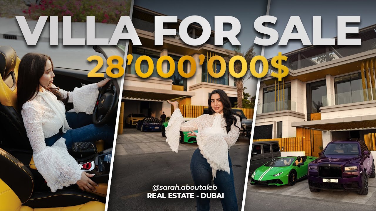 Inside a $28,000,000 Luxury Villa in Dubai 🇦🇪🏝️ | With Sarah Aboutaleb
