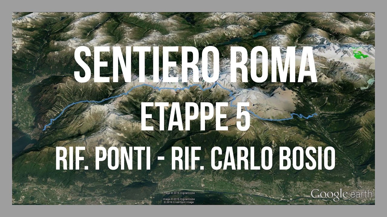Sentiero Roma | Etappe 5 - Rif. Ponti - Rif. Carlo Bosio | Alpiner Höhenweg | GPS-Track
