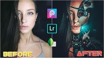 Cyberpunk Editing Using PicsArt , Lightroom and Snapseed | Mobile Editing