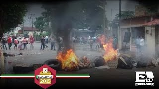 Detenidos 79 maestros por actos vandalicos en Oaxaca Elecciones 2015