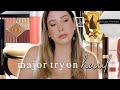 MAJOR TRY ON HAUL of THE HOTTEST NEW MAKEUP RELEASES Wayne Goss Foundation DIOR BAYADERE Eyeshadow