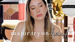 MAJOR TRY ON HAUL of THE HOTTEST NEW MAKEUP RELEASES Wayne Goss Foundation DIOR BAYADERE Eyeshadow screenshot 5