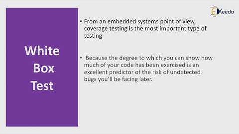 White Box Test | System Integration Testing and Debugging Methodology | Embedded System & RTOS