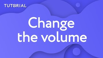 How to CHANGE THE VOLUME in a video | audio editing (Movavi Video Editor 15)