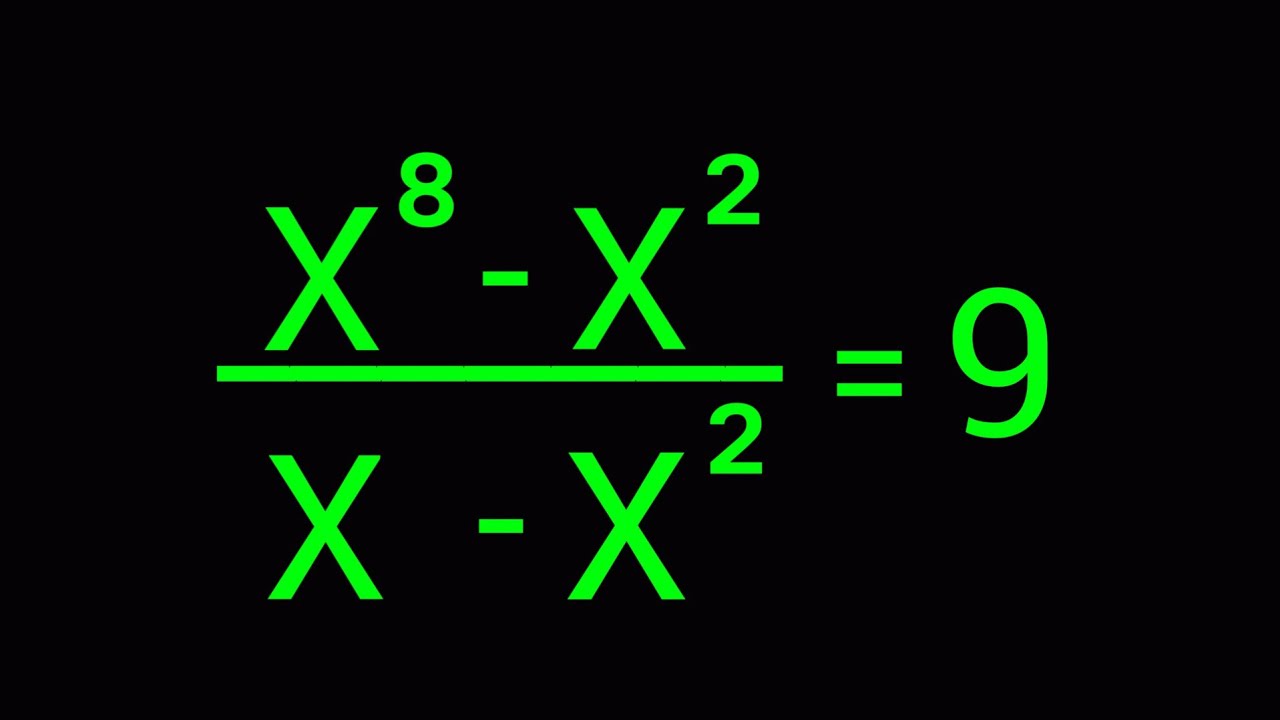 Math Olympiad | A Nice Algebra Problem | How to solve for X in this ...