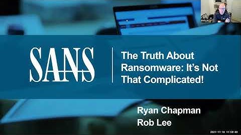 The Truth about Ransomware: Its not Complicated!