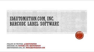 Introduction to IDAutomation Barcode Label Software