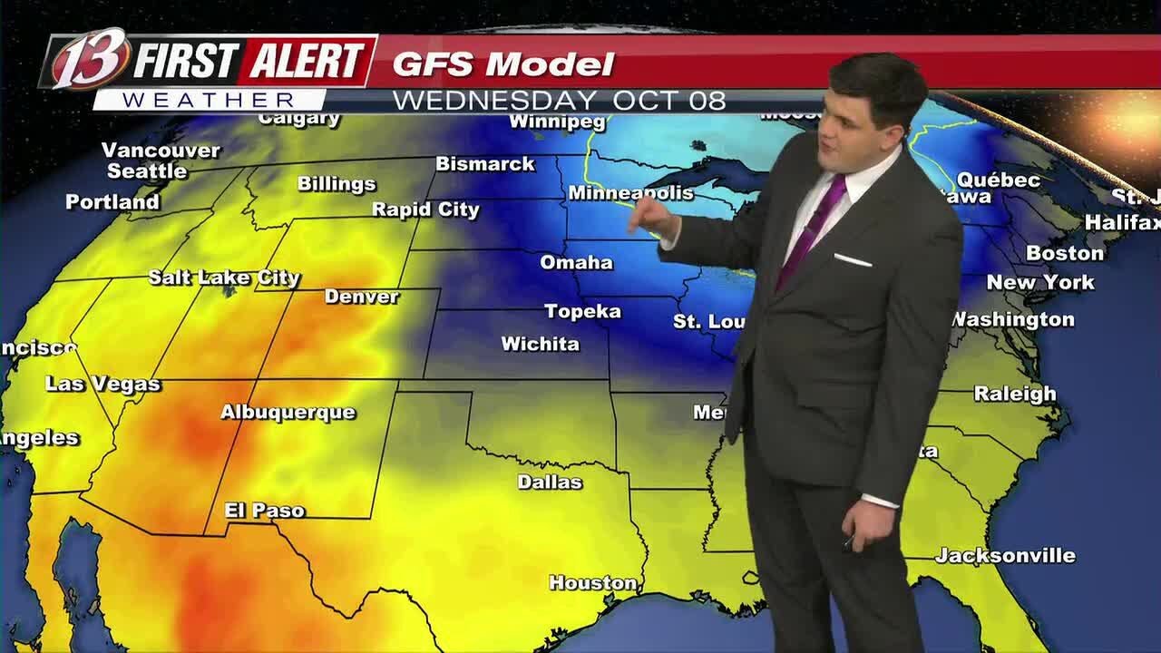 Warm and Mainly Dry Weather through the End of the Week - YouTube