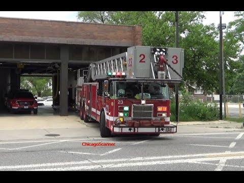 Chicago Fire Department Tower 23 Responding - YouTube
