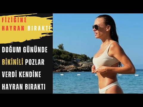 Serenay Sarıkaya'nın doğum gününde verdiği bikinili pozları sosyal medyayı salladı