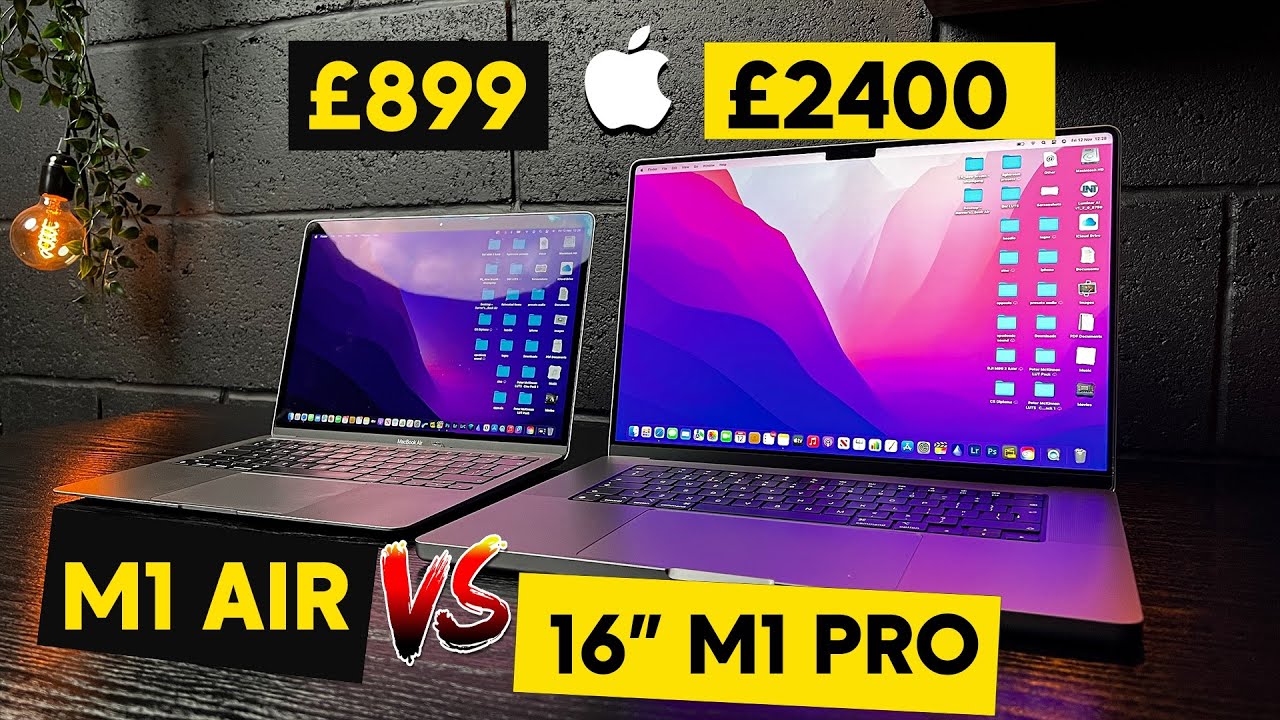 M1 MacBook Air VS MacBook Pro 16 - SPEND or SAVE? - YouTube