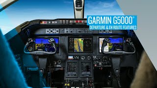 Garmin G5000 for Beechjet: Departure and En Route