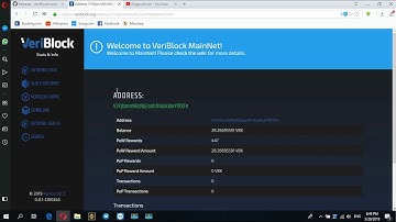 HOW TO SETUP VERIBLOACK WALLET ON YOUR PC AND SEE YOUR AMOUNT AND SEND IT TO BITTREX