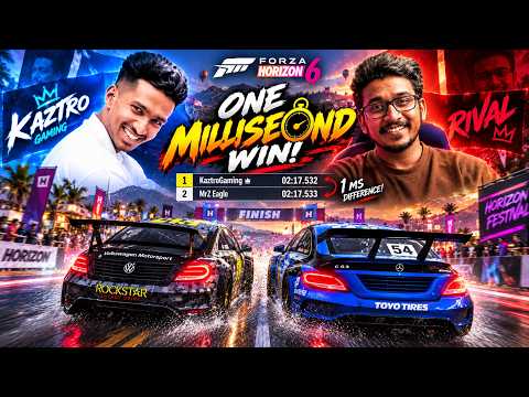 1 MilliSecond Difference-ൽ ജയിച്ച ഇജ്ജാതി ഒരു Race 🔥 | KAZTRO x EAGLE RACE | FORZA
