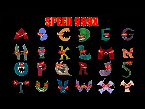 Alphabet Lore But Everyone Baby Alphabet - Monster-Evil-Baby-Zombies-Number Lore #New (Speed 999X)