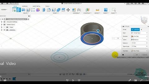 Sketching & Extrude - Fusion 360 Tutorial