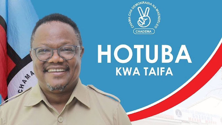 LIVE: MWENYEKITI WA CHADEMA TAIFA LISSU ANAHUTUBIA TAIFA MUDA HUU