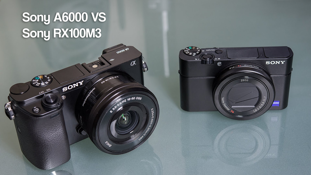 Sony RX100M3 CONTRE Sony A6000