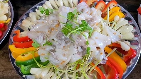 Bí quyết làm món MỰC NÉ RAU CỦ chuẩn ngon đãi tiệc