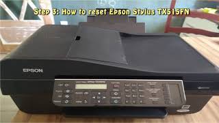 Reset Epson Stylus TX515FN Waste Ink Pad Counter - YouTube