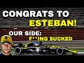 Ricciardo NICE team radio to Ocon despite being really UNHAPPY with his result | 2020 Sakhir GP