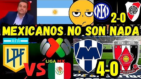 ARGENTINOS MENOSPRECIARON A MONTERREY AL FUTBOL MEXICANO Y AL FINAL MONTERREY ELIMINO A RIVER PLATE